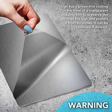 Cash Only Sign - 8 x 12 Aluminum - No Credit Card Sign - We Accept Only Cash Sign - Cash Only Sign for Business - Cash Preferred Sign Business Signs