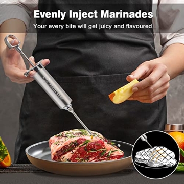 Grill Bump Meat Injector Kit for Flavorful BBQ Cooking