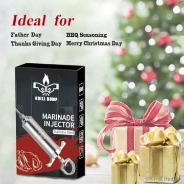 Grill Bump Meat Injector Kit for Flavorful BBQ Cooking