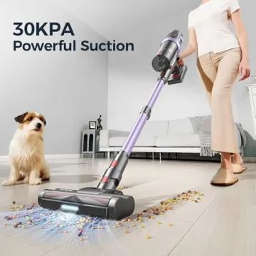 Cordless Vacuum with 50Min Runtime for Home Use