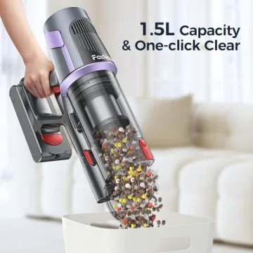 Cordless Vacuum with 50Min Runtime for Home Use