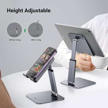 UGREEN Tablet Stand Holder for Desk – Adjustable & Durable