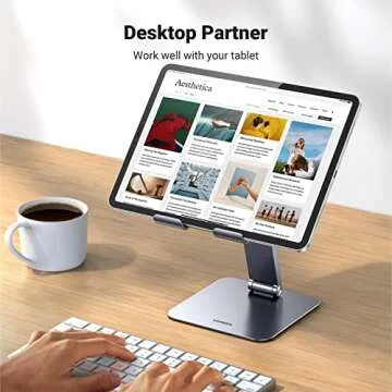 UGREEN Adjustable Tablet Stand – Durable & Portable