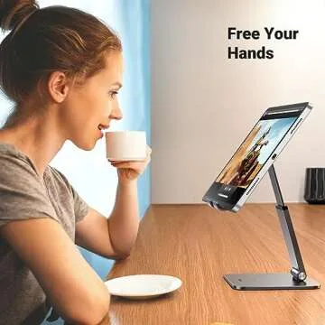 UGREEN Adjustable Tablet Stand – Durable & Portable