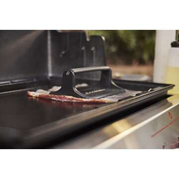 Weber Griddle Press for Perfect Bacon and Burgers