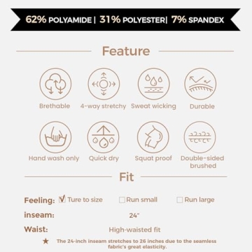 Stylish Aoxjox Women's High Waist Leggings for Active Women