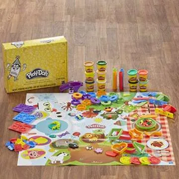 Play-Doh Play-Date Party Crate with 40 Tools and Play Mat