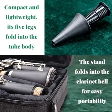 Nan Yante Portable Clarinet Stand Lightweight and Foldable