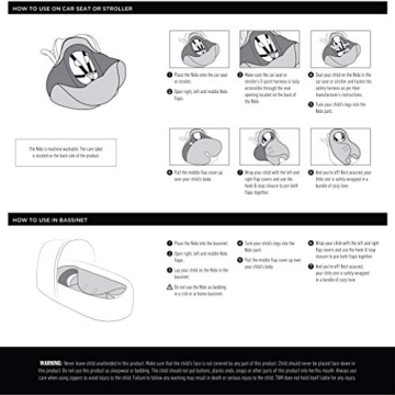 7AM Baby Car Seat Blanket - Multifunctional Winter Cover