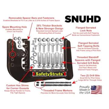 Heavy Duty RV Bumper Brackets for Extra Cargo Support