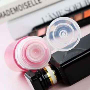 Gemice Travel Bottles for Toiletries Tsa Approved Travel Size Containers BPA Free Leak Proof Tubs Re...