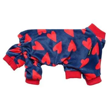 Fitwarm Valentines Day Sweet Hearts Pajamas for Dogs