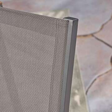 Stylish and Durable Outdoor Dining Chairs Set