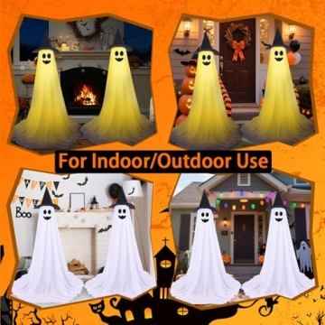 Adorable Halloween Ghost Kit - Ideal Outdoor Décor