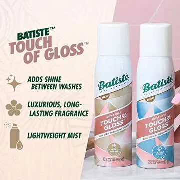 Batiste Touch Of Gloss Hair Shine Spray for Frizz-Free Shine