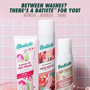 Batiste Touch Of Gloss Hair Shine Spray for Frizz Free Shine