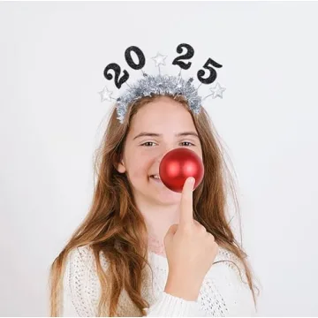Sparkling 4 PCS New Year Headbands for Festive Fun