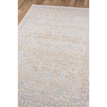 Momeni Rugs Isabella Traditional Oriental Flat Weave Area Rug, 7'10" x 10'6", Blue