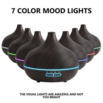 550ml Essential Oil Diffuser with Remote Control for Relaxation