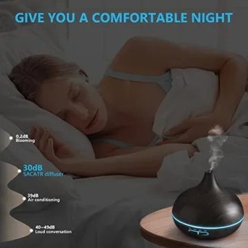 550ml Essential Oil Diffuser with Remote Control for Relaxation