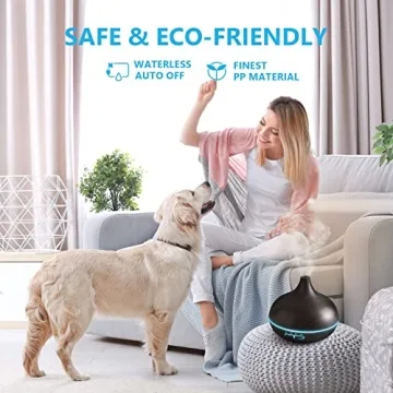 550ml Essential Oil Diffuser with Remote Control for Relaxation