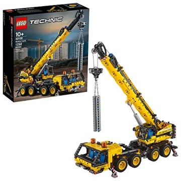 LEGO Technic Mobile Crane 42108 Building Kit, A Super Model Crane to Build for Any Fan of Constructi...