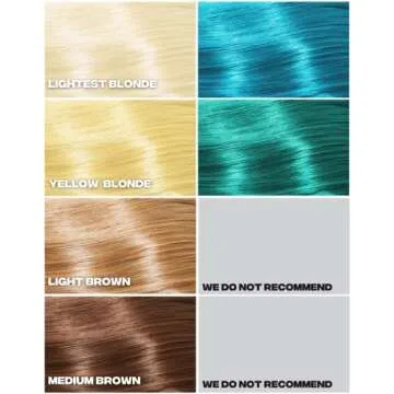 Good Dye Young Semi-Permanent Hair Color, Vegan and Cruelty-Free Blue Hair Dye, Last up to 24 Washes, Non-Damaging Conditioning Hair Color (5FL OZ, Narwhal)