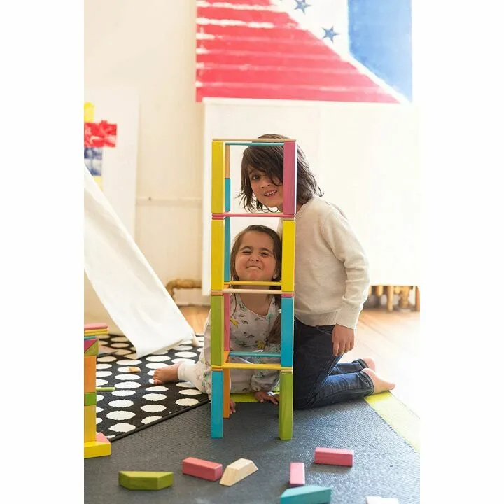 Tegu 26 Piece Magnetic Wooden Block Set - Tints