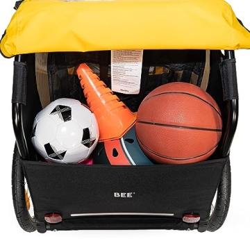 Burley Bee Lightweight Kids Bike Trailer for Safe Adventures