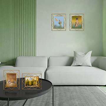 Elegant 8x10 Picture Frame Set of 2 for Home Decor