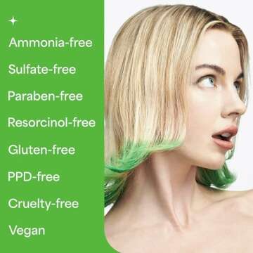 Hally Hair Temporary Color Shade Stix Green - Easy Washable Dye