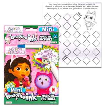 Gabby's Dollhouse Coloring and Activity Books - Imagine Ink Coloring Book, Play Pack, Stickers, More