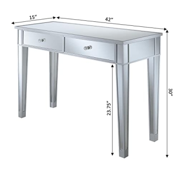 Convenience Concepts Gold Coast Desk - Stylish Storage Solution