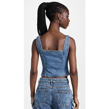 Lioness Blue Denim Corset Stylish Comfortable Evening Wear