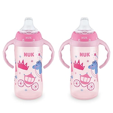 NUK Learner Cup – 10 oz, BPA-Free, Spill-Proof Sippy Cup for Your Toddler, 2 Count