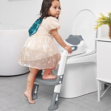 SKYROKU Potty Training Seat with Step Stool for Kids 2-5