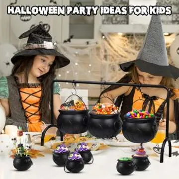 Halloween Cauldrons Decor Set for Spooky Celebrations