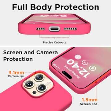 Durable COFFKER iPhone 15 Pro Case - Stylish Protection