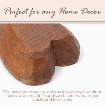 Beautiful Birdie Designs Heart Dough Bowl for Home Decor