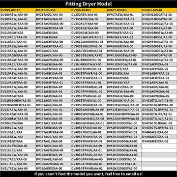 Upgraded Samsung Dryer Repair Kit for Quiet Operation