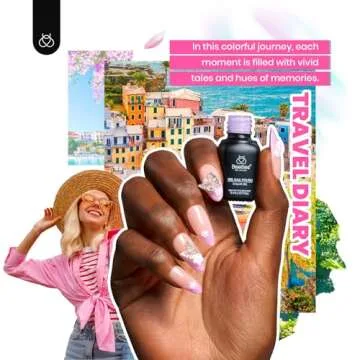 beetles 85 Pcs Spring Gel Nail Polish Kit with UV Light - 35 Colors All in One Manicure Kit, Travel ...