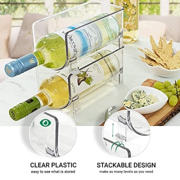 JINAMART Stackable Wine Racks - Perfect for Wine Storage