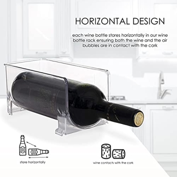 JINAMART Stackable Wine Racks - Perfect for Wine Storage