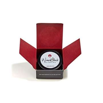 WineBlock Lip & Teeth Balm: Stain-Free Sips for Red Wine Lovers - 30 Applications