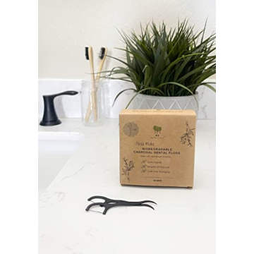 Biodegradable Vegan Dental Floss Picks for Eco-Friendly Care