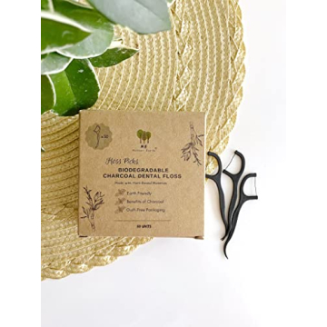 Biodegradable Vegan Dental Floss Picks for Eco-Friendly Care