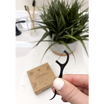 Biodegradable Vegan Dental Floss Picks for Eco-Friendly Care