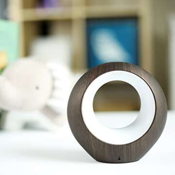 iBaby Airsense Smart Baby Audio Monitor, Temperature, Humidity & VOC Detector, Darkwood