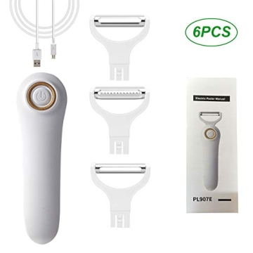 Handheld Electric Vegetable Peeler 3-in-1 Pro Set for Fast Peeling