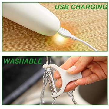 Handheld Electric Vegetable Peeler 3-in-1 Pro Set for Fast Peeling